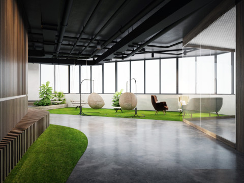 Office Relax space modern 3D Модель
