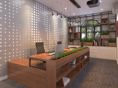 Office Reception modern 3D Model