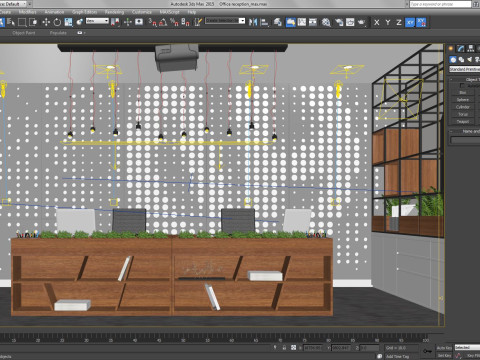 Office Reception modern 3D Model