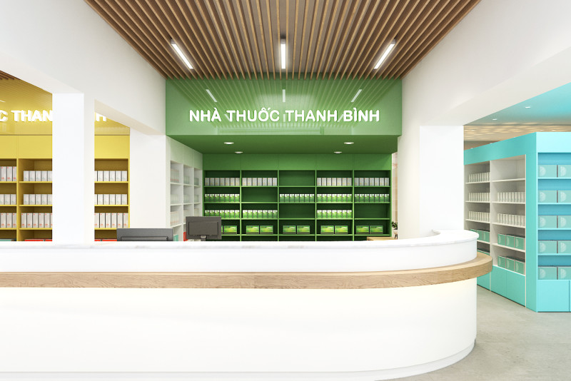 Drugstores interior modern 2 3D Model .c4d .max .obj .3ds .fbx .stl .blend 