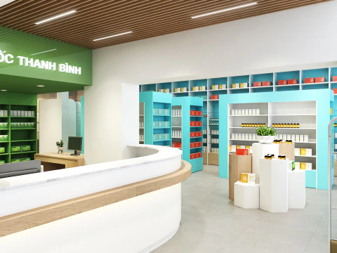 Drugstores interior modern 2 3D Model
