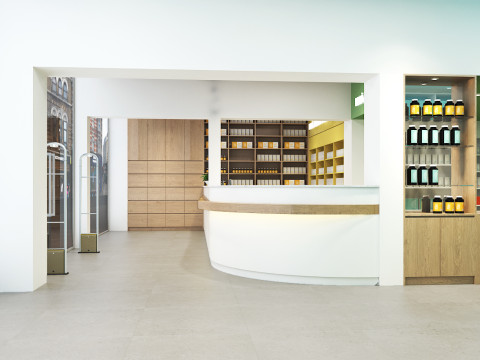 Drugstores interior modern 2 3D Model