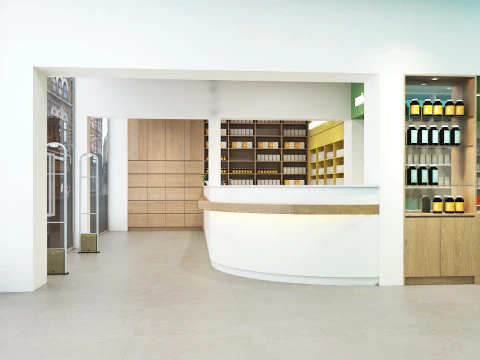 Drugstores interior modern 2 3D Model