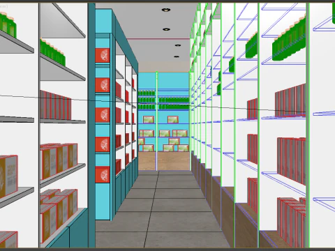 Drugstores interior modern 2 3D Model