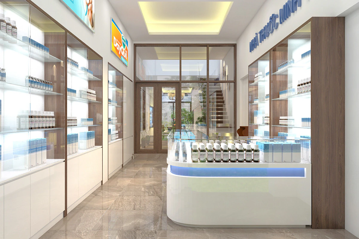 Drugstores interior modern 3 3D Model .c4d .max .obj .3ds .fbx .stl .blend 