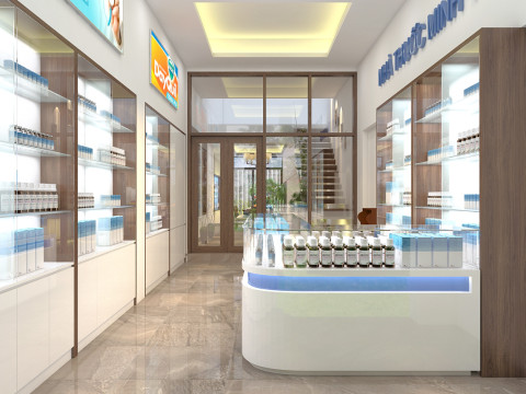 Drugstores interior modern 3 3D Model