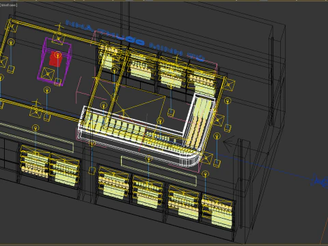 Drugstores interior modern 3 3D Model