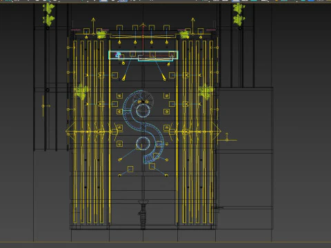 Ricevimento scolastico tropicale Modello 3D