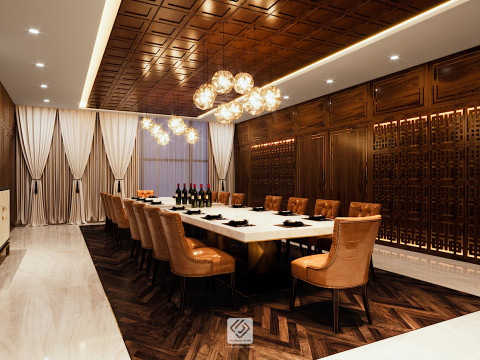 Restaurant room luxury 5 3D मॉडल