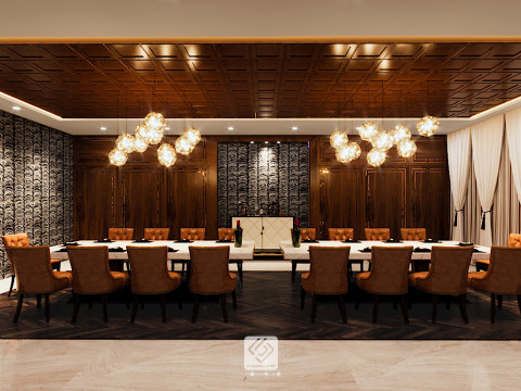 Restaurant room luxury 5 3D मॉडल