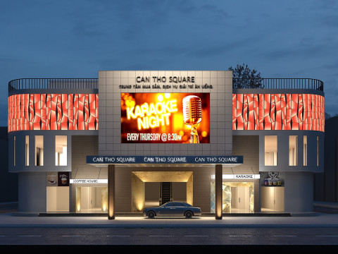 Shopping Mall modern 3D 모델