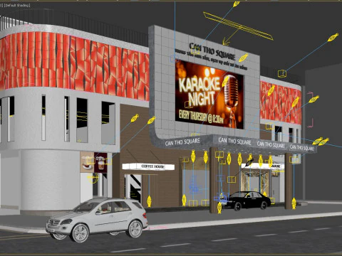Shopping Mall modern 3D Model