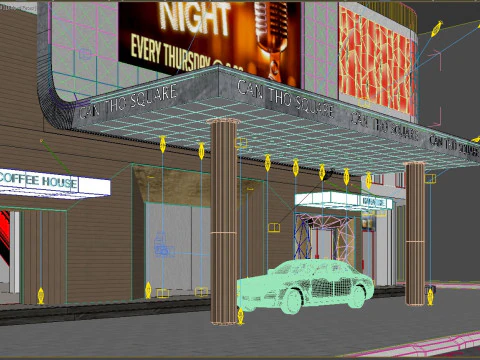 Shopping Mall modern 3D Model