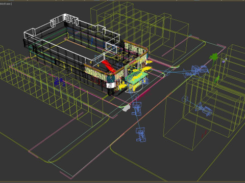Shopping Mall modern 3Dモデル