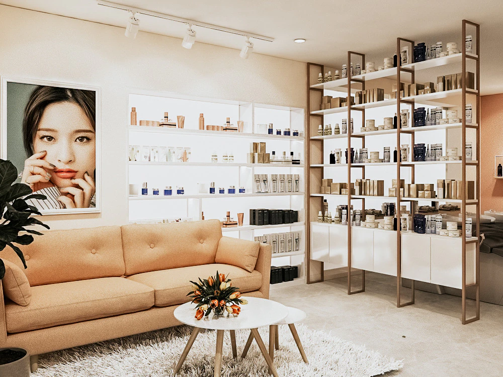 Spa salon modern 3D Model .c4d .max .obj .3ds .fbx .stl .blend