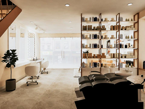 Spa salon modern 3D Model