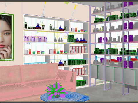 Spa salon modern 3D-Modell