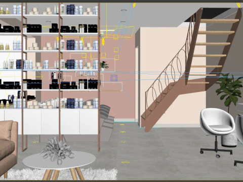 Spa salon modern 3D Model