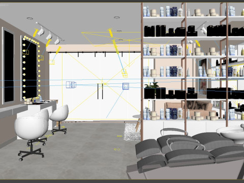 Spa salon modern 3D-Modell