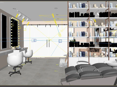 Spa salon modern 3D Model