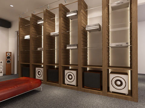 Highend Audio Store modern 3D Model