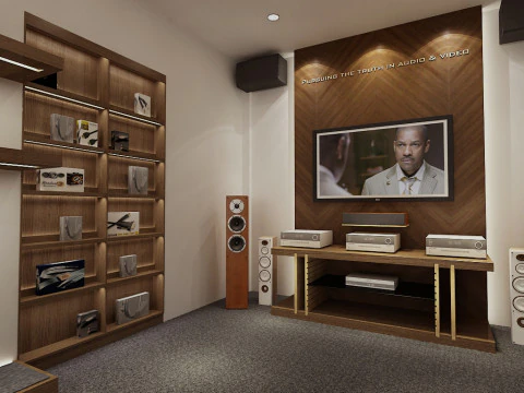 Highend Audio Store modern 3D Model