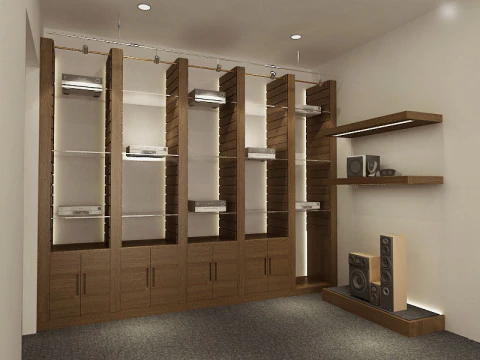 Highend Audio Store modern 3D Model