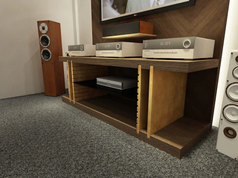 Highend Audio Store modern 3D Model