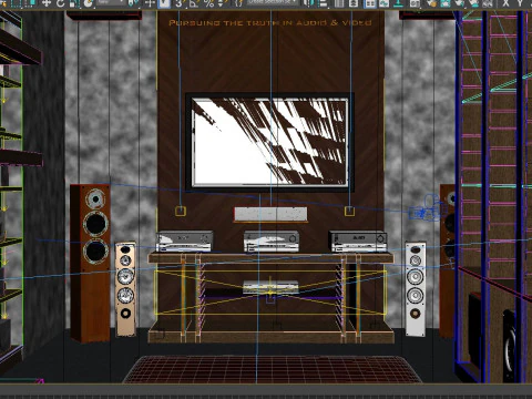 Highend Audio Store modern 3D Model