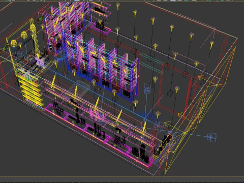 Highend Audio Store modern 3D Model