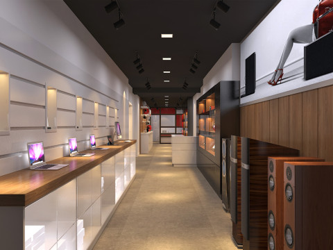 Highend Audio Store modern 2 3D Model