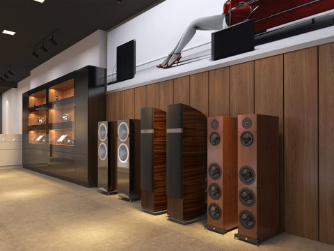 Highend Audio Store modern 2 3D Model