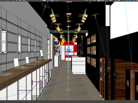 Highend Audio Store modern 2 3D Model
