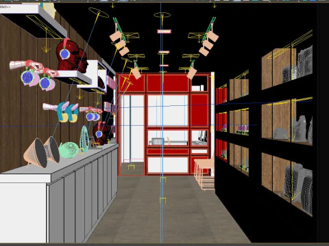 Highend Audio Store modern 2 3D Model