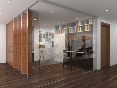 Study room modern 3D Model