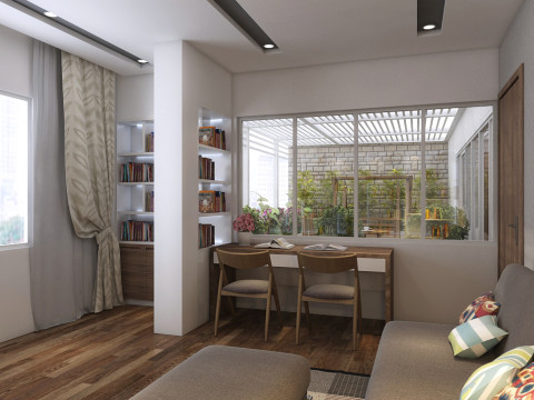 Study room modern 2 3D Модель