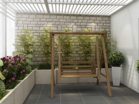 Study room modern 2 3D Модель