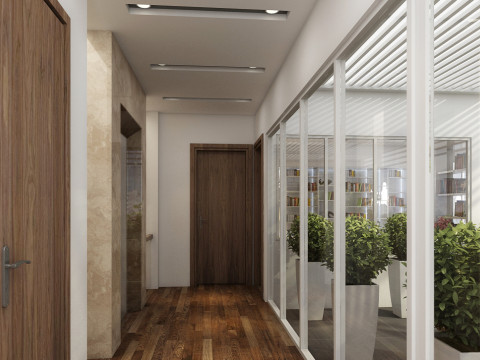 Study room modern 2 3D Модель