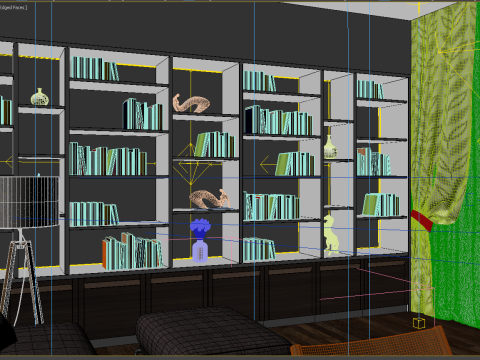 Study room modern 2 3D Модель