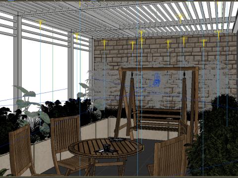 Study room modern 2 3D Модель