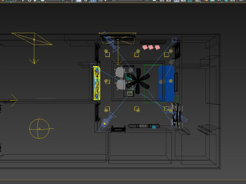 Study room modern 5 3D 模型