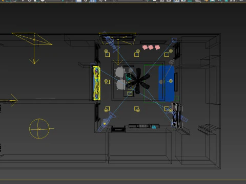 Study room modern 5 3D Model