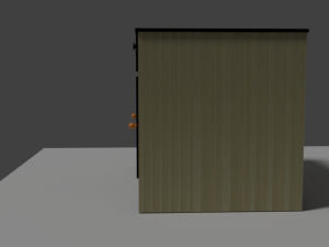 wooden desk 3D Model