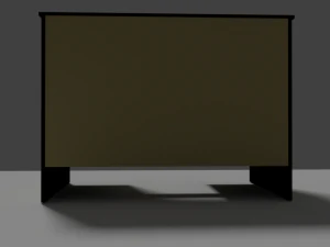 wooden desk 3D Model