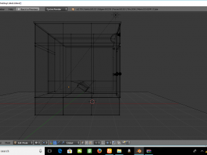 wooden desk 3D Model