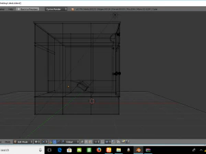 wooden desk 3D Model