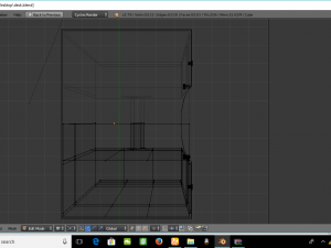 wooden desk 3D Model