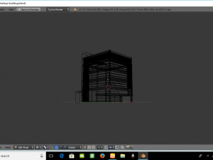 modern building 3D 모델