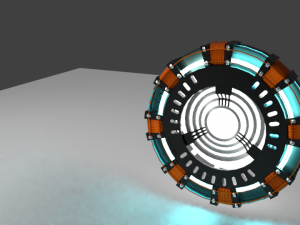 arc reactor Modello 3D