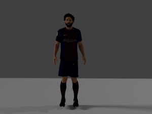 lionel messi Modelo 3D